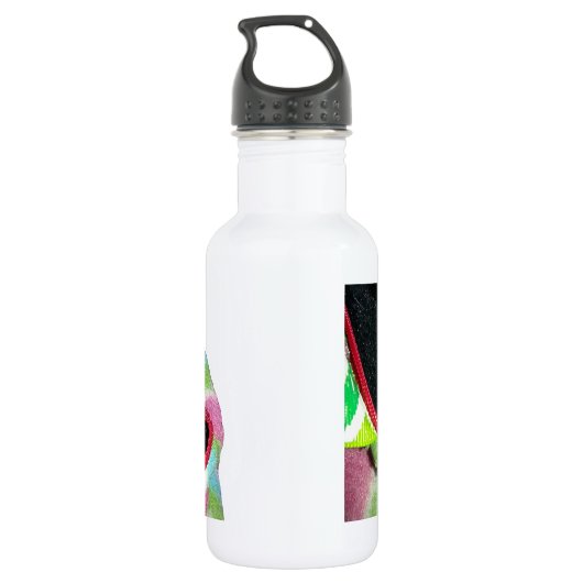 Suikerglijder die een Pet draagt Waterfles (Achterkant)