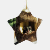 Suikerglijder in boerenveer keramisch ornament (Rechts)