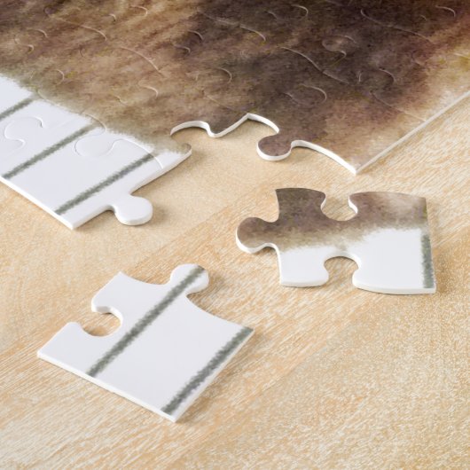 Suikerglijder in boerenveer legpuzzel (Zijkant)