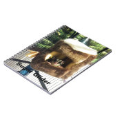 Suikerglijder in boerenveer notitieboek (Linkerzijde)