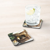 Suikerglijder in boerenveer onderzetter (Rechterzijde)