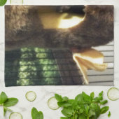 Suikerglijder in boerenveer theedoek (Gevouwen)