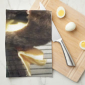 Suikerglijder in boerenveer theedoek (Quarter Fold)