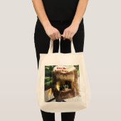 Suikerglijder in boerenveer tote bag (Voorkant (product))
