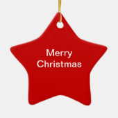 Suikerglijder in Oranje plakband Keramisch Ornament (Achterkant)