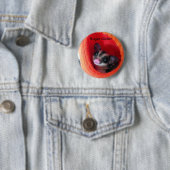 Suikerglijder in Oranje plakband Ronde Button 5,7 Cm (In situ)