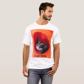 Suikerglijder in Oranje plakband T-shirt (Voorkant volledig)