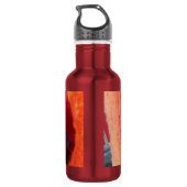 Suikerglijder in Oranje plakband Waterfles (Achterkant)