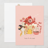 Suikergoed Gemberkoekhuis Bedankkaart (Voorkant / Achterkant)