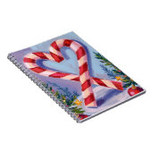 Suikerhart Prettig kerstfeest Notitieboek (Rechterzijde)