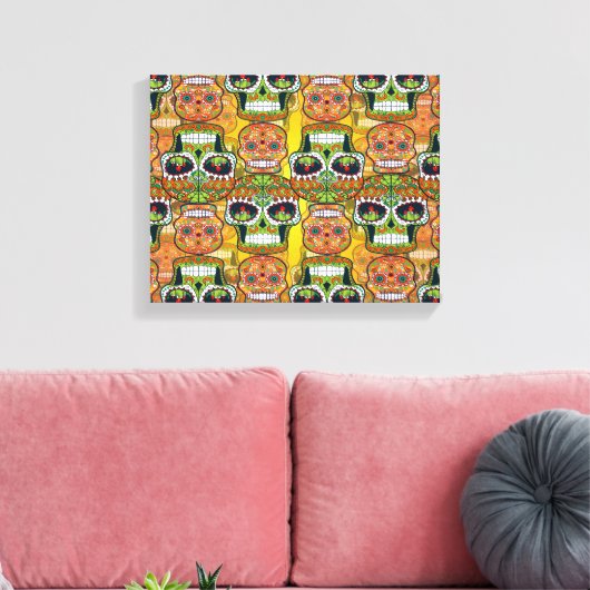 Suikerhuid Canvas Afdruk (Insitu (Woonkamer))