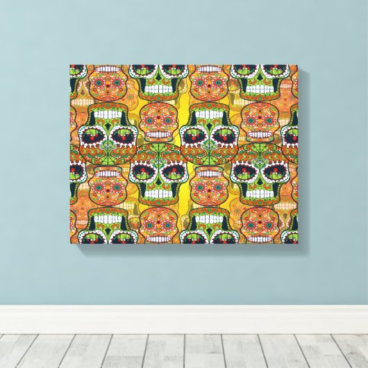 Suikerhuid Canvas Afdruk (Insitu (Houten vloer))