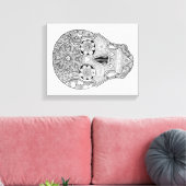 Suikerhuid Canvas Afdruk (Insitu (Woonkamer))