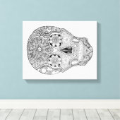 Suikerhuid Canvas Afdruk (Insitu (Houten vloer))