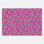 Suikerhuid | Dag van de dode patronen Inpakpapier Vel (Voorkant 2)