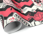 Suikerhuid en -bloem cadeaupapier (Rol Hoek)