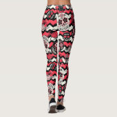 Suikerhuid en -bloem leggings (Achterkant)