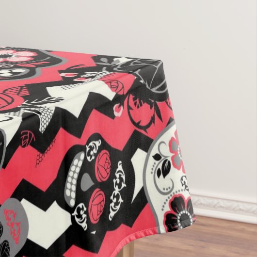 Suikerhuid en -bloem tafelkleed (Voorbeeld)