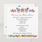 Suikerhuid en -bloemen Bkgnd Kaart (Voorkant / Achterkant)