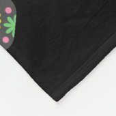 Suikerhuid en bloemen Dag van het dode Patroon Fleece Deken (Hoek)