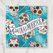 Suikerhuid en -kruiken Turquoise ID725 Bedankjes Labels (Voorkant)