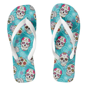 Suikerhuid en -kruiken Turquoise ID725 Teenslippers