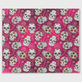 Suikerhuid en -robben Red ID725 Cadeaupapier (Vlak)