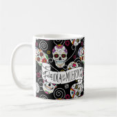 Suikerhuid en -Roos zwart ID725 Koffiemok (Links)