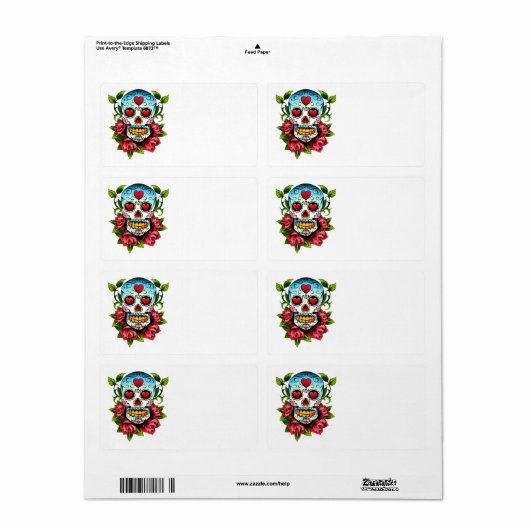 Suikerhuid Etiket (Full Sheet)