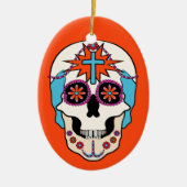 Suikerhuid Grafisch Keramisch Ornament (Voorkant)