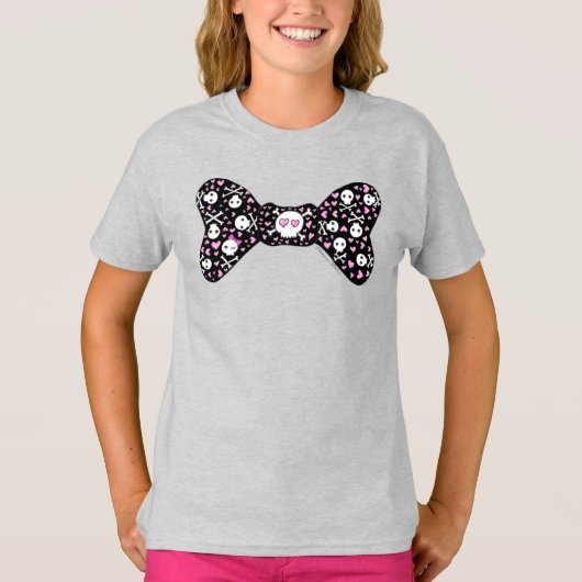 Suikerhuid Kroesbeenderen Polka Dot Bow T-shirt (Voorkant)