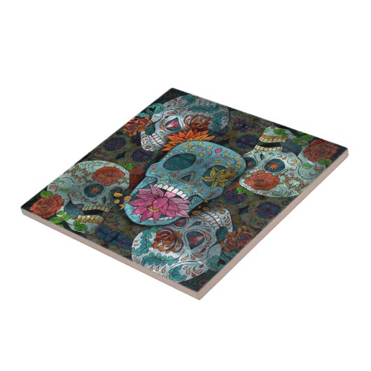 Suikerhuid ontwerpen tegeltje (Zijkant)