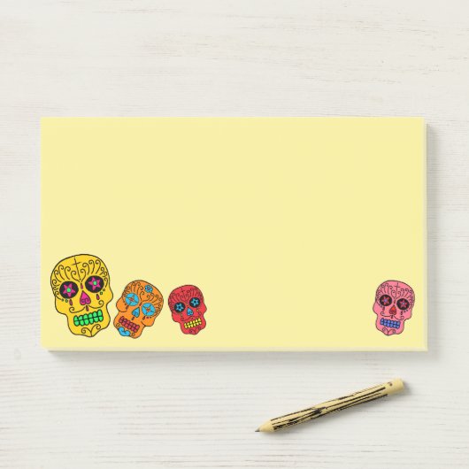 Suikerhuid Post-it® Notes (Op bureau)