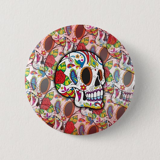 Suikerhuid Ronde Button 5,7 Cm (Voorkant)