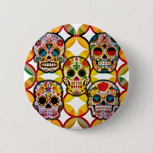 Suikerhuid Ronde Button 5,7 Cm (Voorkant)