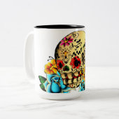 Suikerhuid Tweekleurige Koffiemok (Voorkant links)