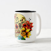 Suikerhuid Tweekleurige Koffiemok (Voorkant rechts)