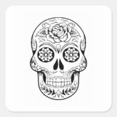 Suikerhuid Vierkante Sticker (Voorkant)