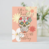 Suikerhuid Zacht doorsnede Roos Hepibloem Kaart (Staand voorkant)
