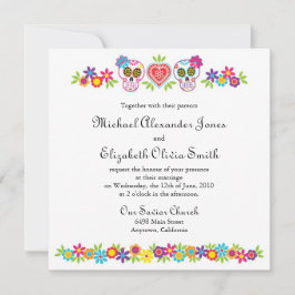 Suikerhuiden en -bloemen kaart