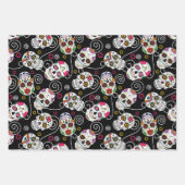 Suikerhuiden en -cirkels Drie kleuren ID725 Inpakpapier Vel (Voorkant)