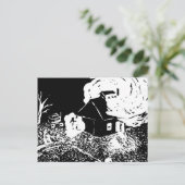 Suikerhuis op het Briefkaart van 's nachts (Staand voorkant)