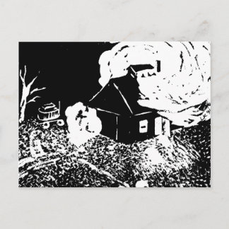 Suikerhuis op het Briefkaart van 's nachts