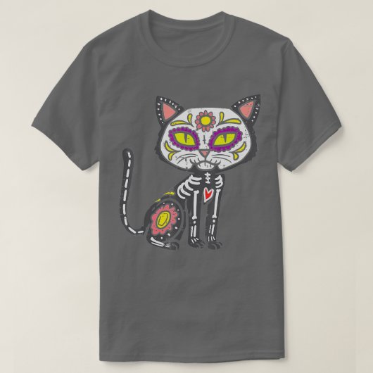 Suikerhut dia de Muertos Day of doad hwe T-shirt (Design voorkant)