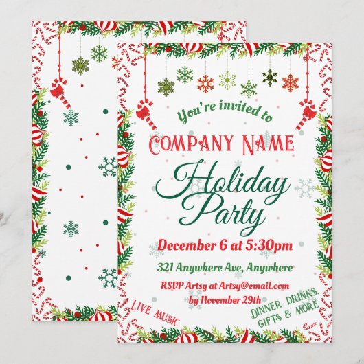 Suikerkand Twist Kaart (Voorkant / Achterkant)