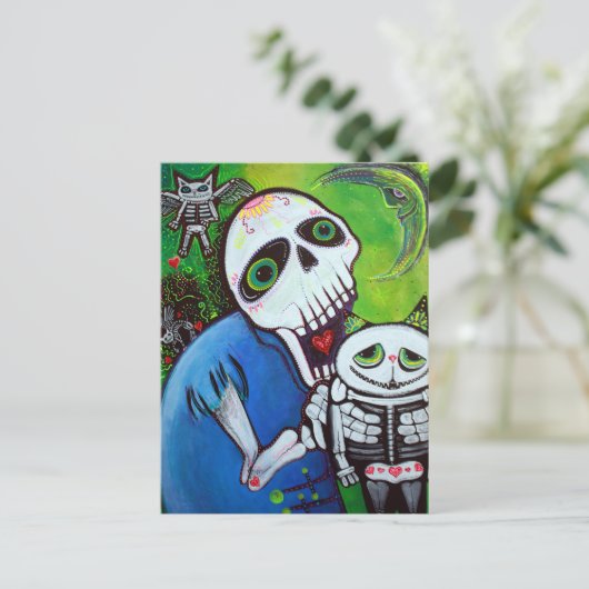 Suikerkattenliefhebbers Briefkaart (Staand voorkant)