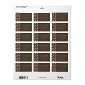 Suikerkers, cupcakes, banketbakkerswaren etiket (Full Sheet)
