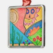 Suikerkerst Metalen Ornament (Links)