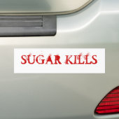 SUIKERKILLS BUMPERSTICKER (Op auto)