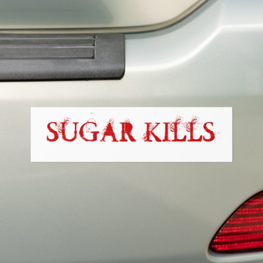 SUIKERKILLS BUMPERSTICKER (Op auto)